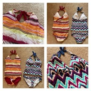2 Athleta tankini swim suits